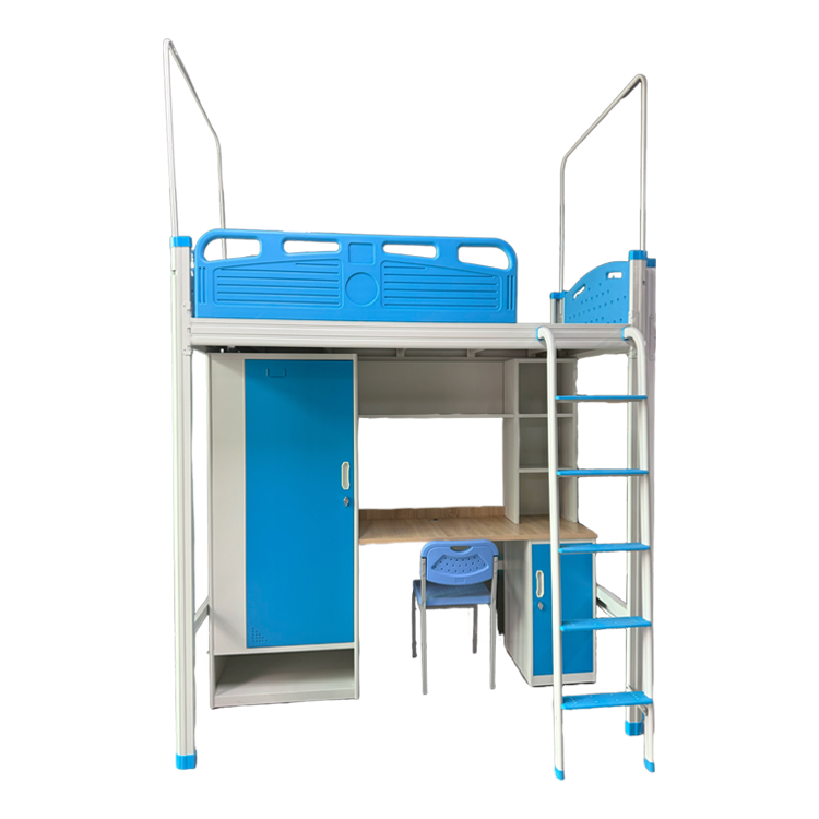 鐵床廠家分享：?jiǎn)稳藢W(xué)生公寓床儲(chǔ)物空間設(shè)計(jì)有哪些巧思？